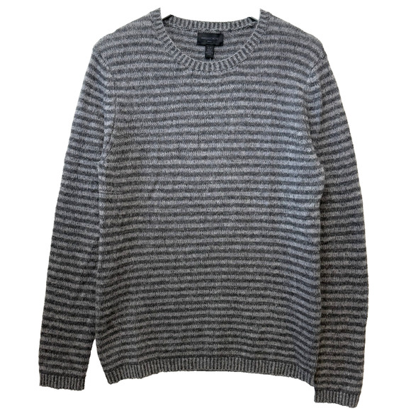 MAGASCHONI Cashmere Crew Neck Pullover Sweater Gray
